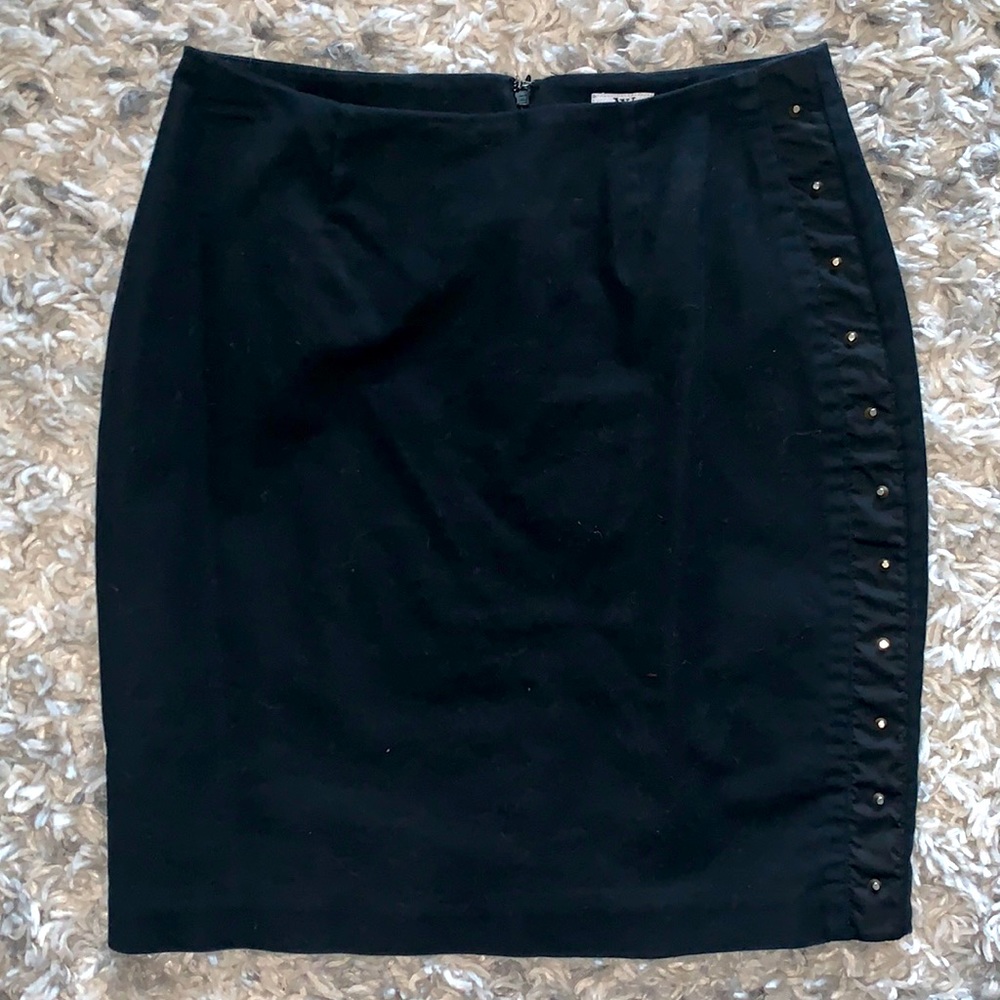 Petite Pencil Skirt With Studs